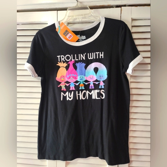 Trolls brand Trollin' with my Homies tshirt - Picture 1 of 3